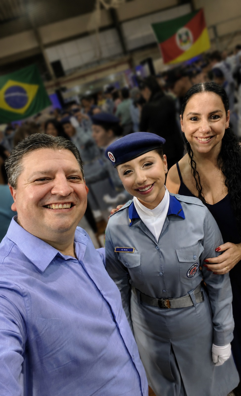 Formatura de Boinas da Rafaela — escola militar